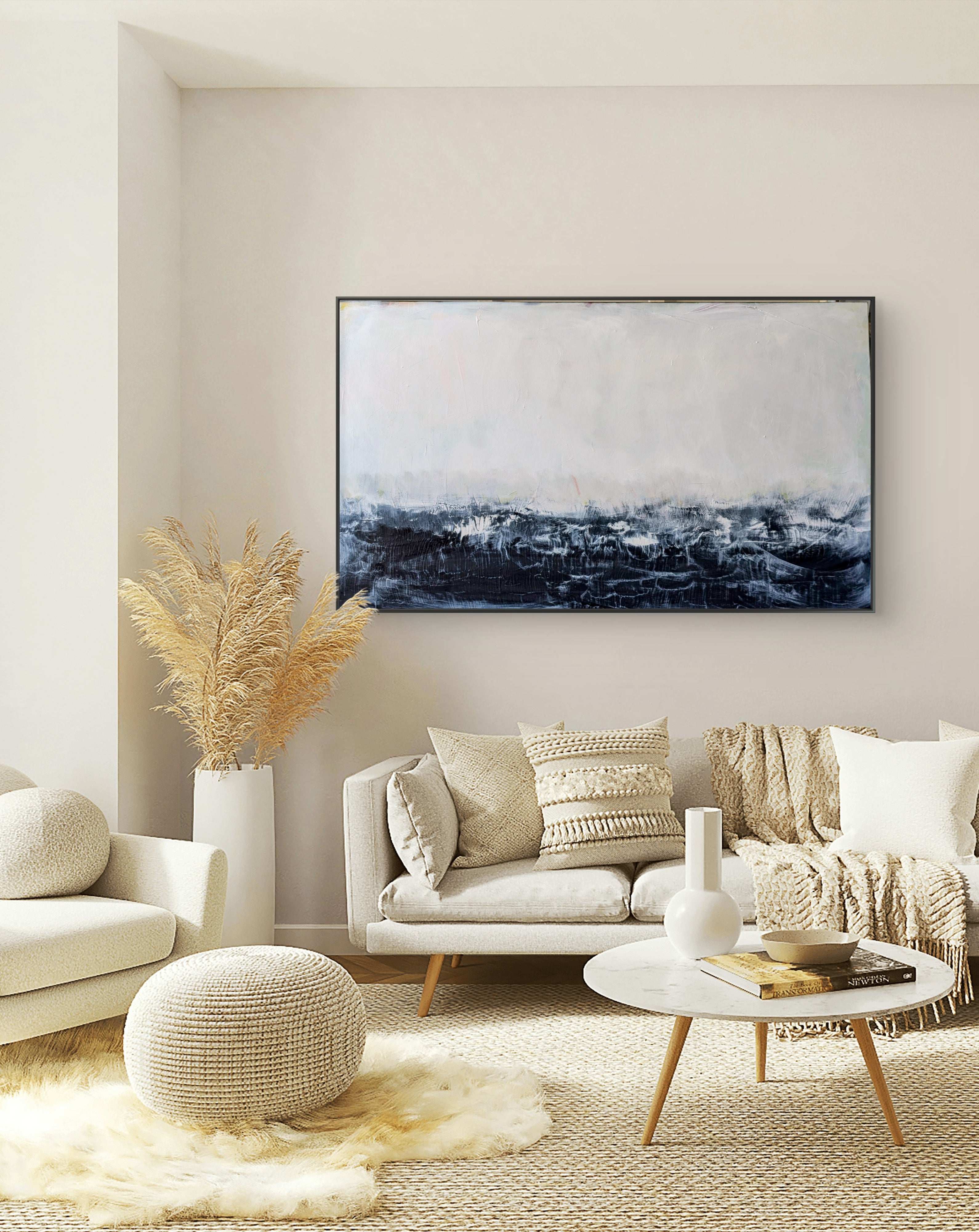 Phasen der Gedanken - schwarz weiß