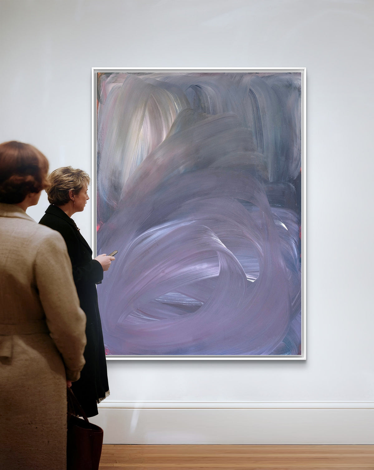 Bild in lila xxl - Seelenschwung