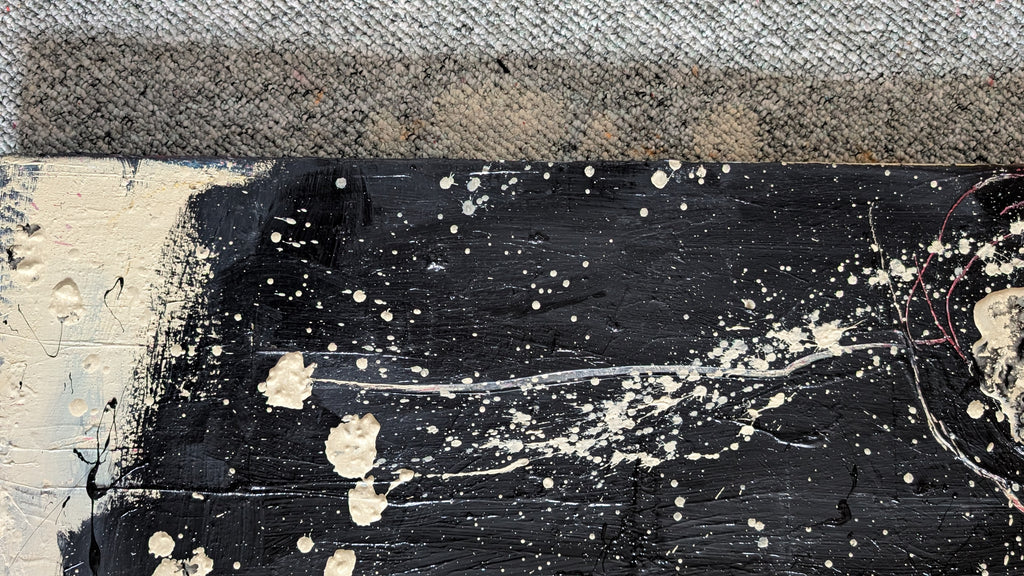 Schwarz Beige - Blütensinfonie