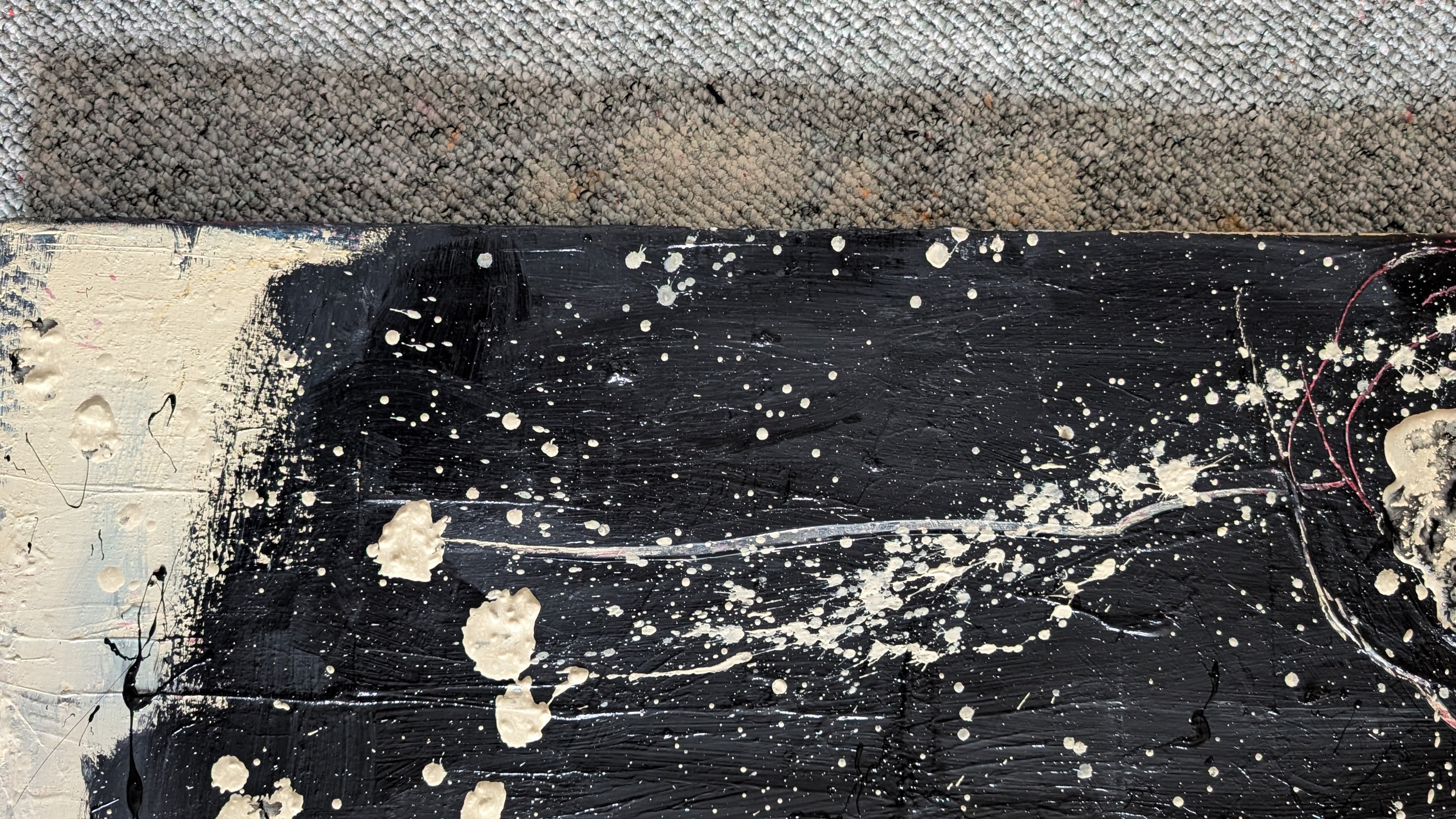 Schwarz Beige - Blütensinfonie