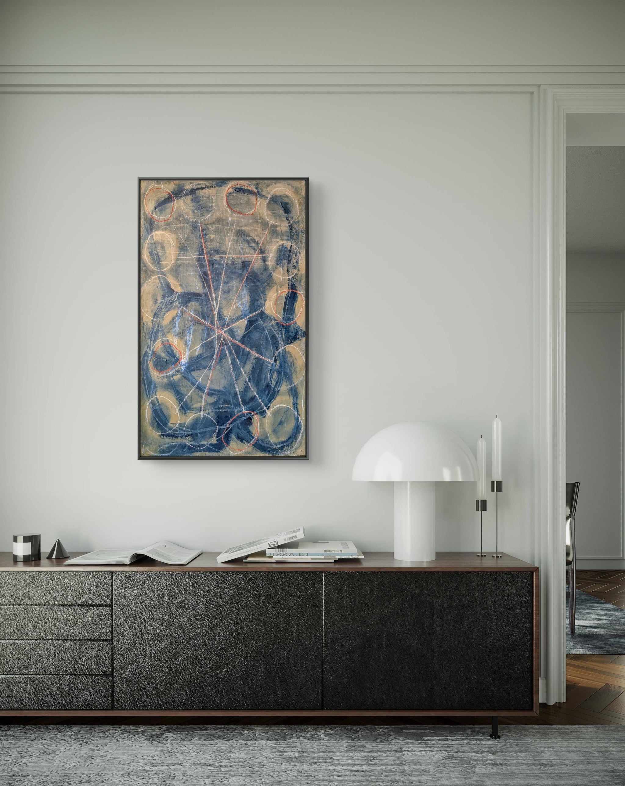 Anderer Meinung sein - Bildende Kunst – sofort versandbereites Leinwandbild in nan, großes Kunstwerk für moderne Wohnräume