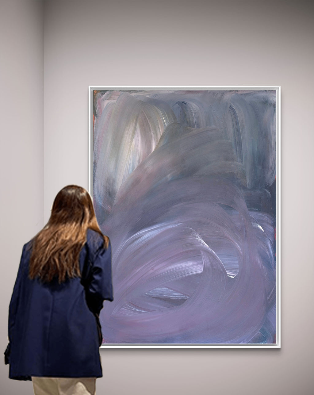 Bild in lila xxl - Seelenschwung