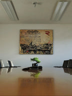 Kunst für Unternehmen - Schwungvoll mit Logo