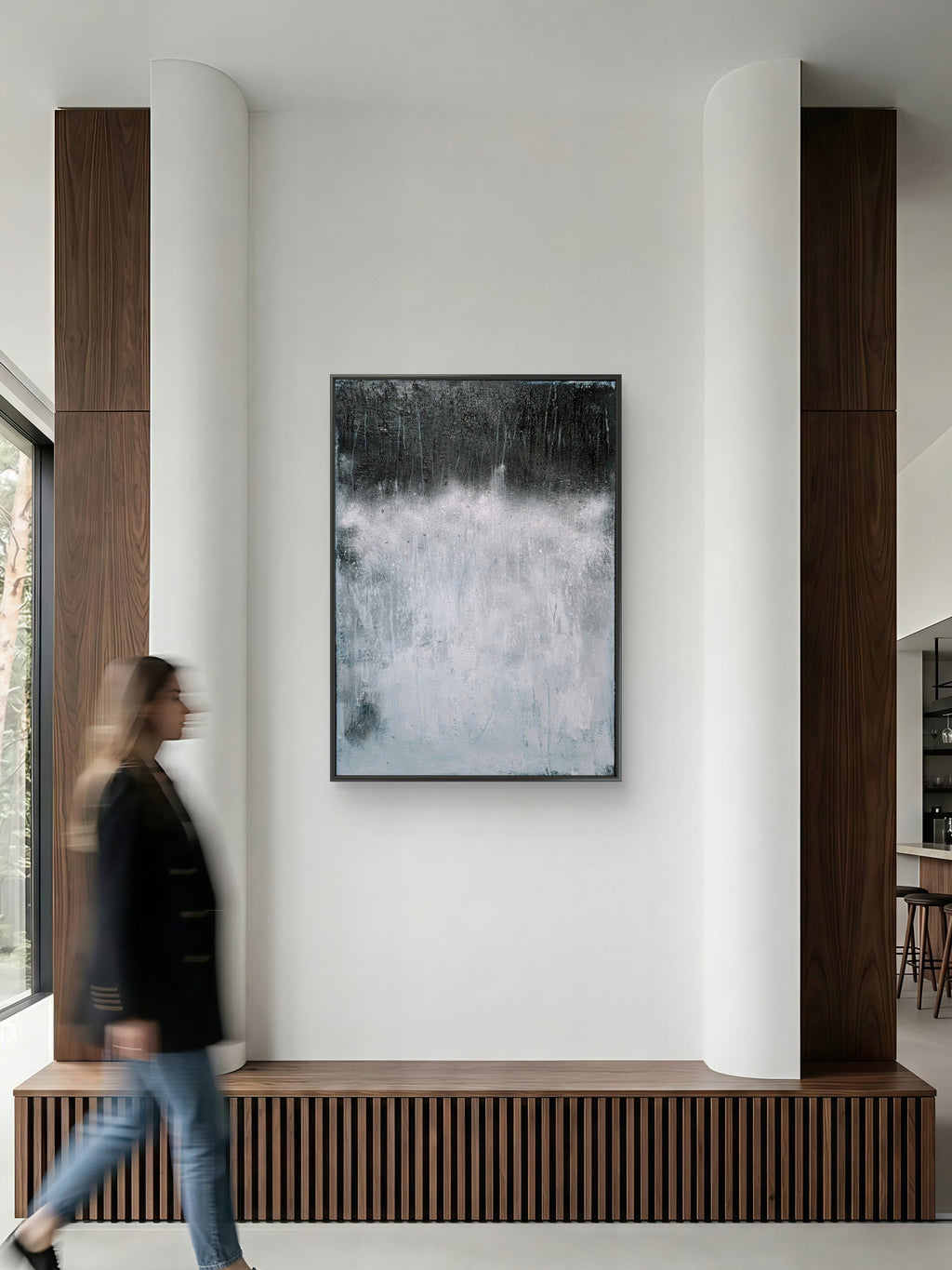 Schwarz-weiß Bild – International ausgestelltes Unikat (Singulart-Kollektion)