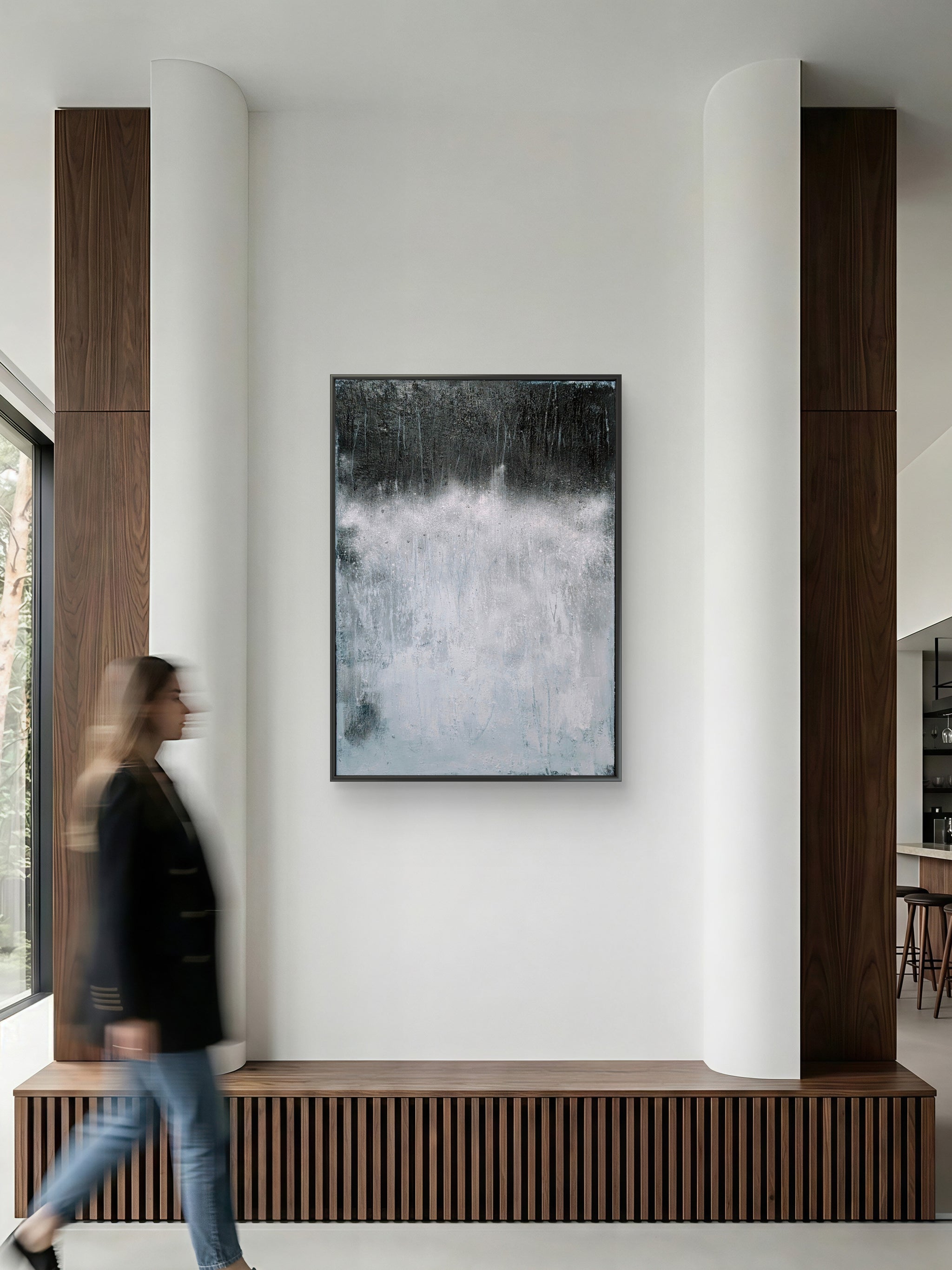 Schwarz-weiß Bild – International ausgestelltes Unikat (Singulart-Kollektion)