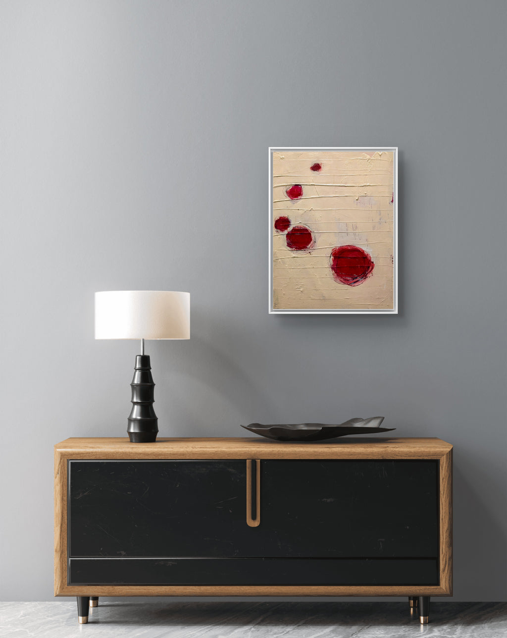 Nachhause kommen - beige rot