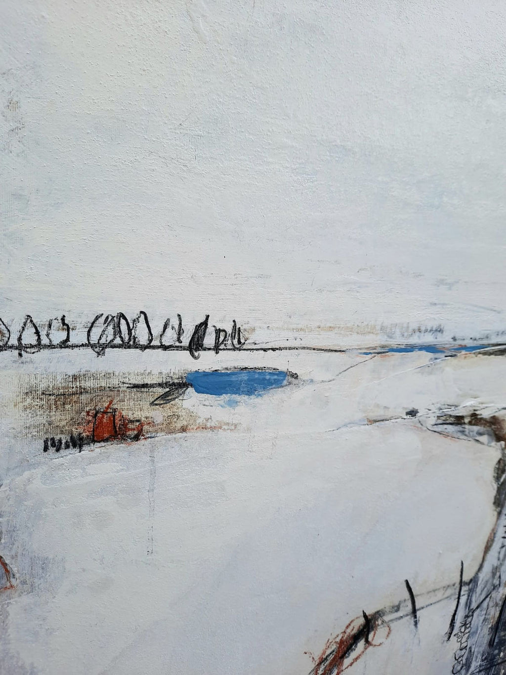 Rehfamilie - weißes Bild