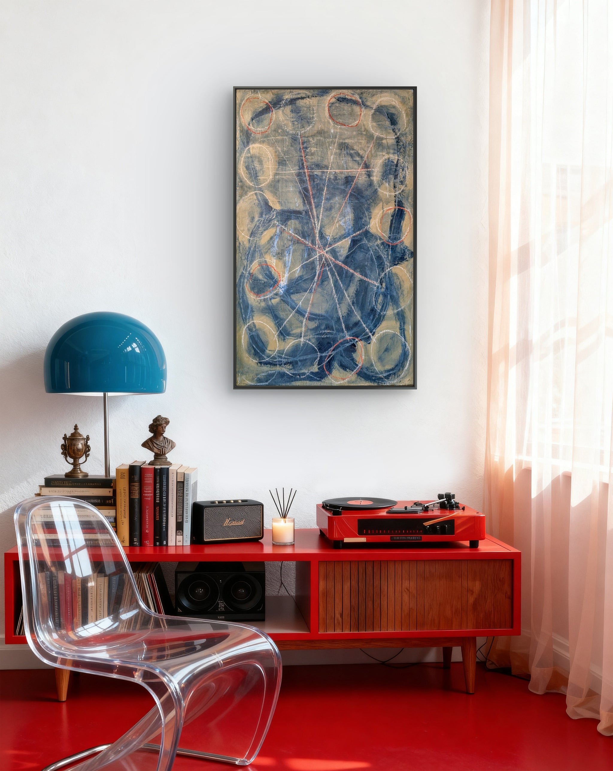 Anderer Meinung sein - Bildende Kunst – sofort versandbereites Leinwandbild in nan, großes Kunstwerk für moderne Wohnräume