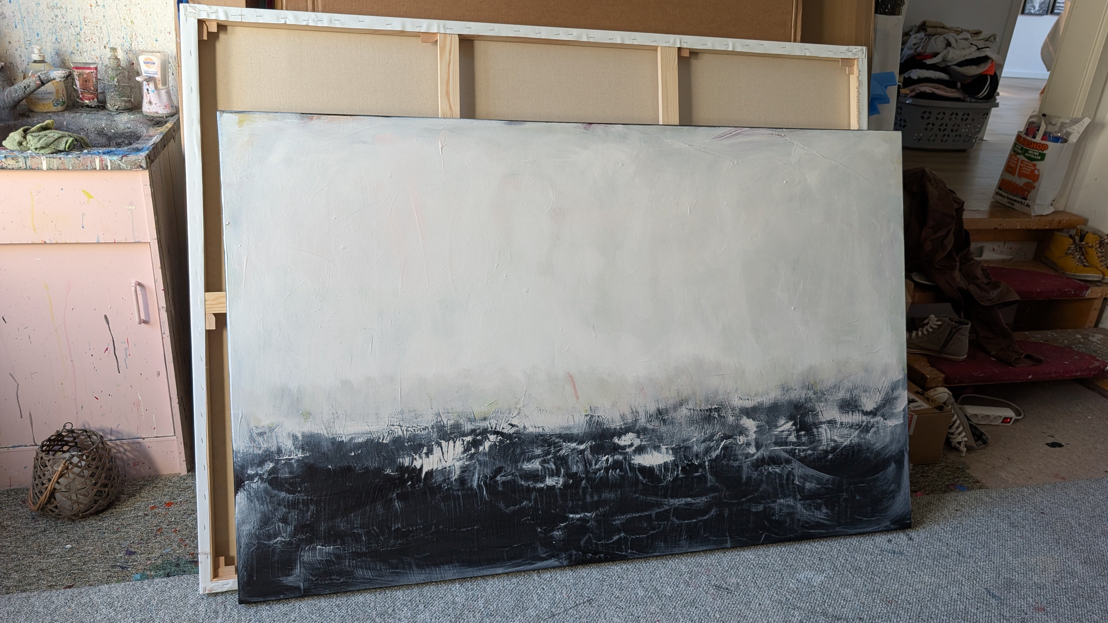 Phasen der Gedanken - schwarz weiß