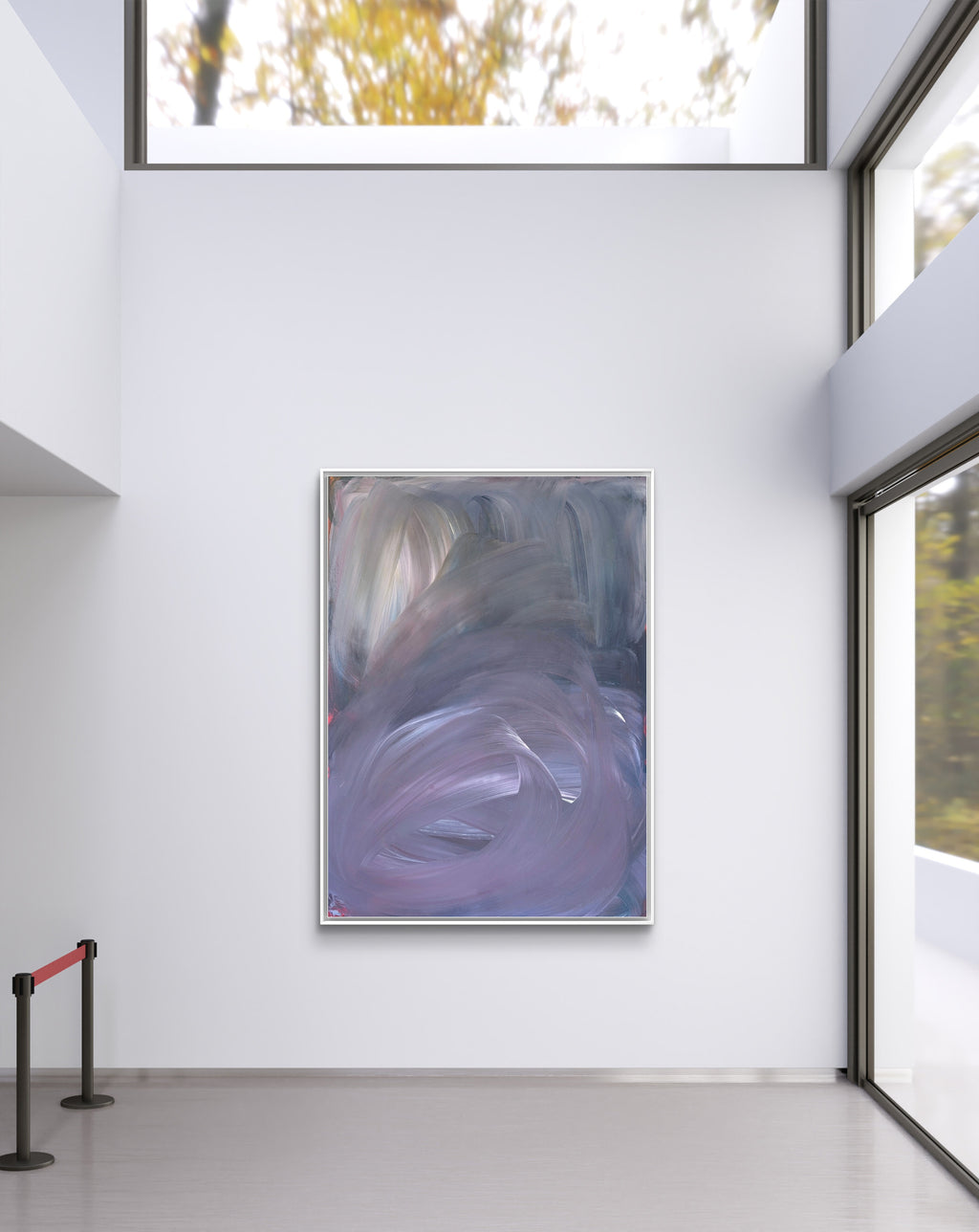 Bild in lila xxl - Seelenschwung