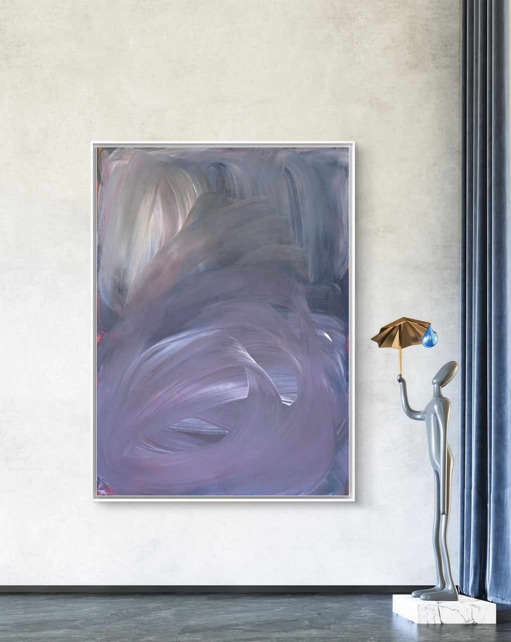 Bild in lila xxl - Seelenschwung