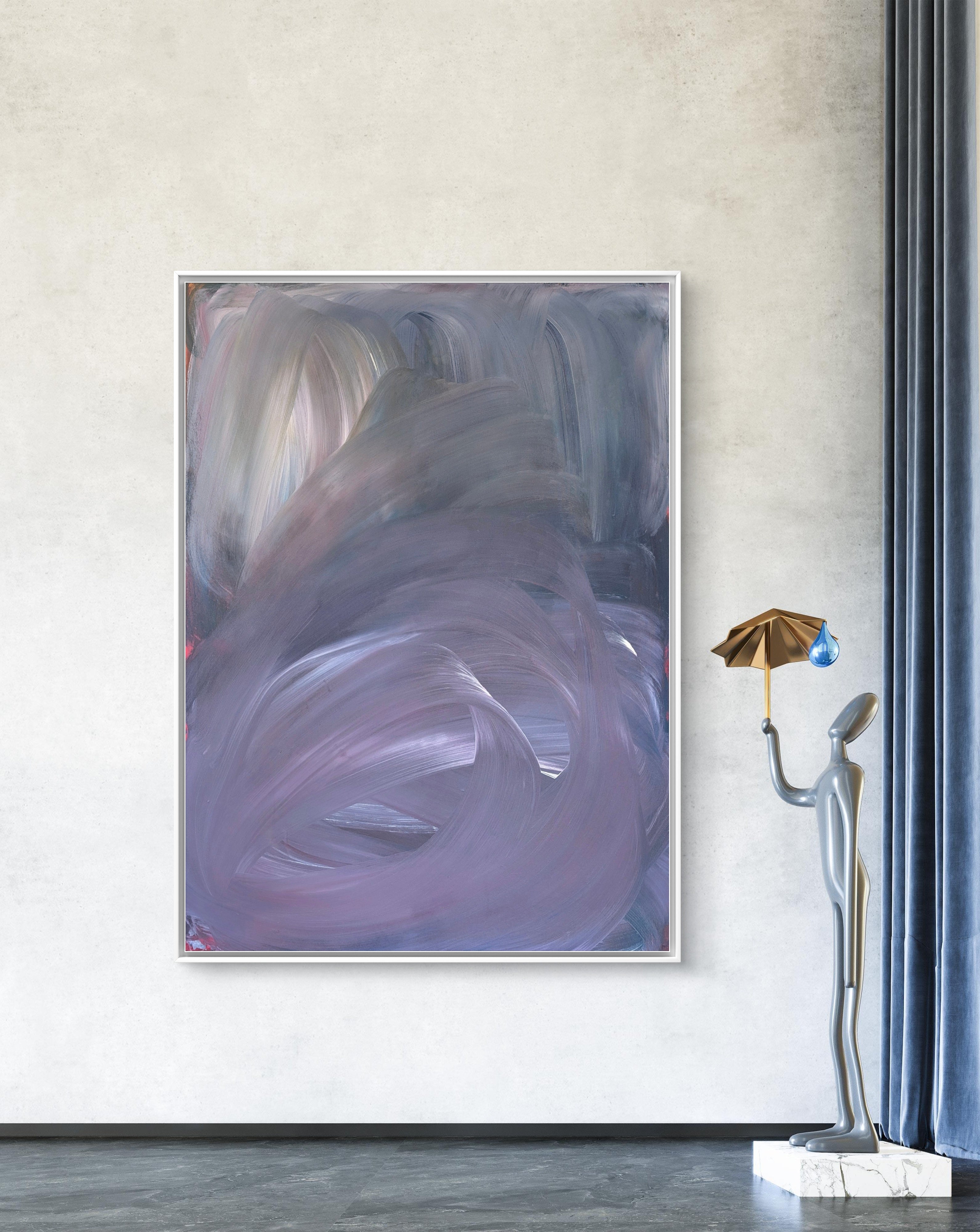 Bild in lila xxl - Seelenschwung