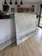 Naturfarbenes Strukturbild – Moderne Kunst für offene Wohnbereiche