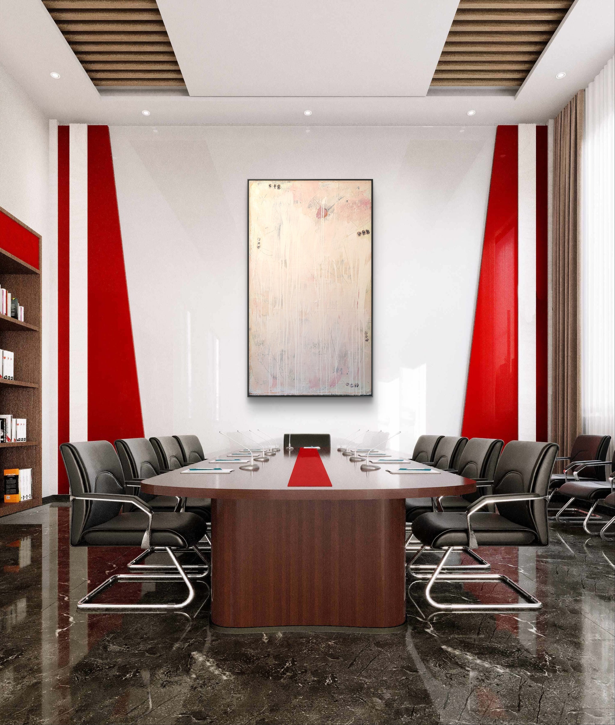 Eichhörnchentanz - 180 x 100 cm – sofort versandbereites Leinwandbild in nan, großes Kunstwerk für moderne Wohnräume