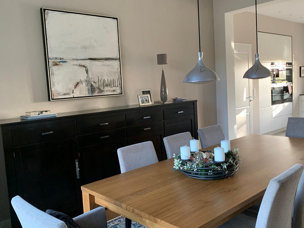 Rehfamilie - weißes Bild