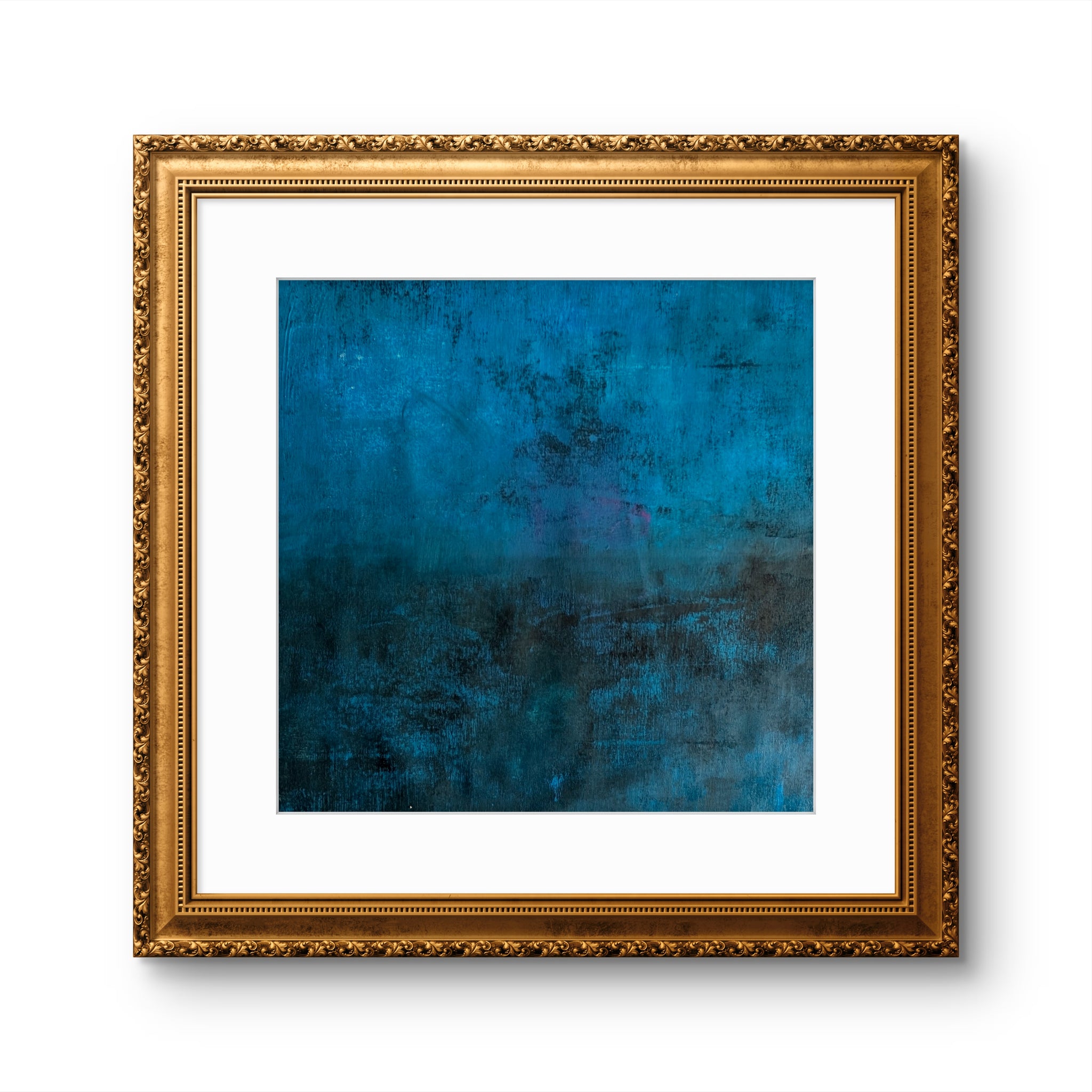 Blaue Studie auf Rolle