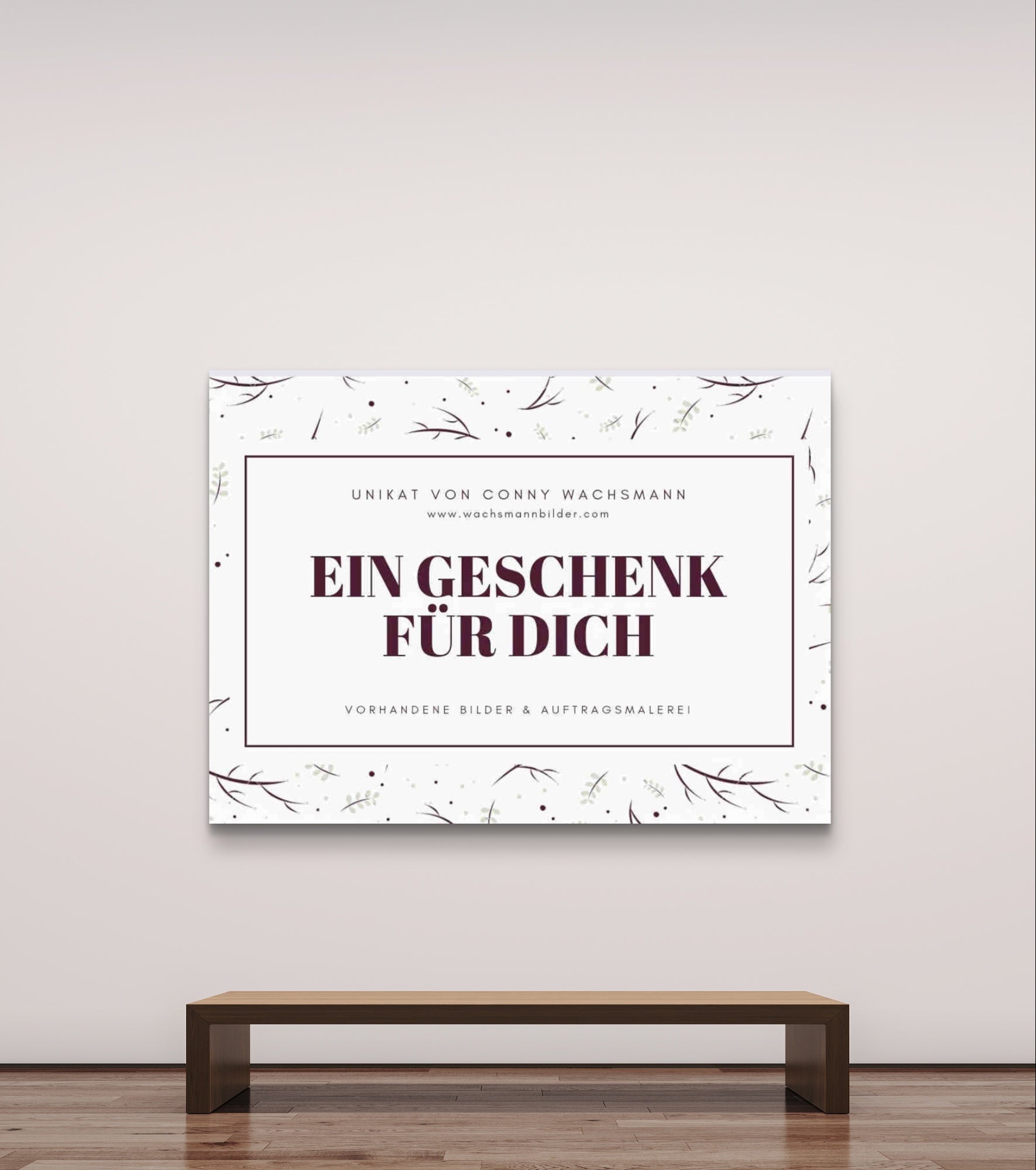 nan – modernes Leinwandbild, Detailansicht Motiv 2.0 für Pinterest, Etsy und Google optimiert
