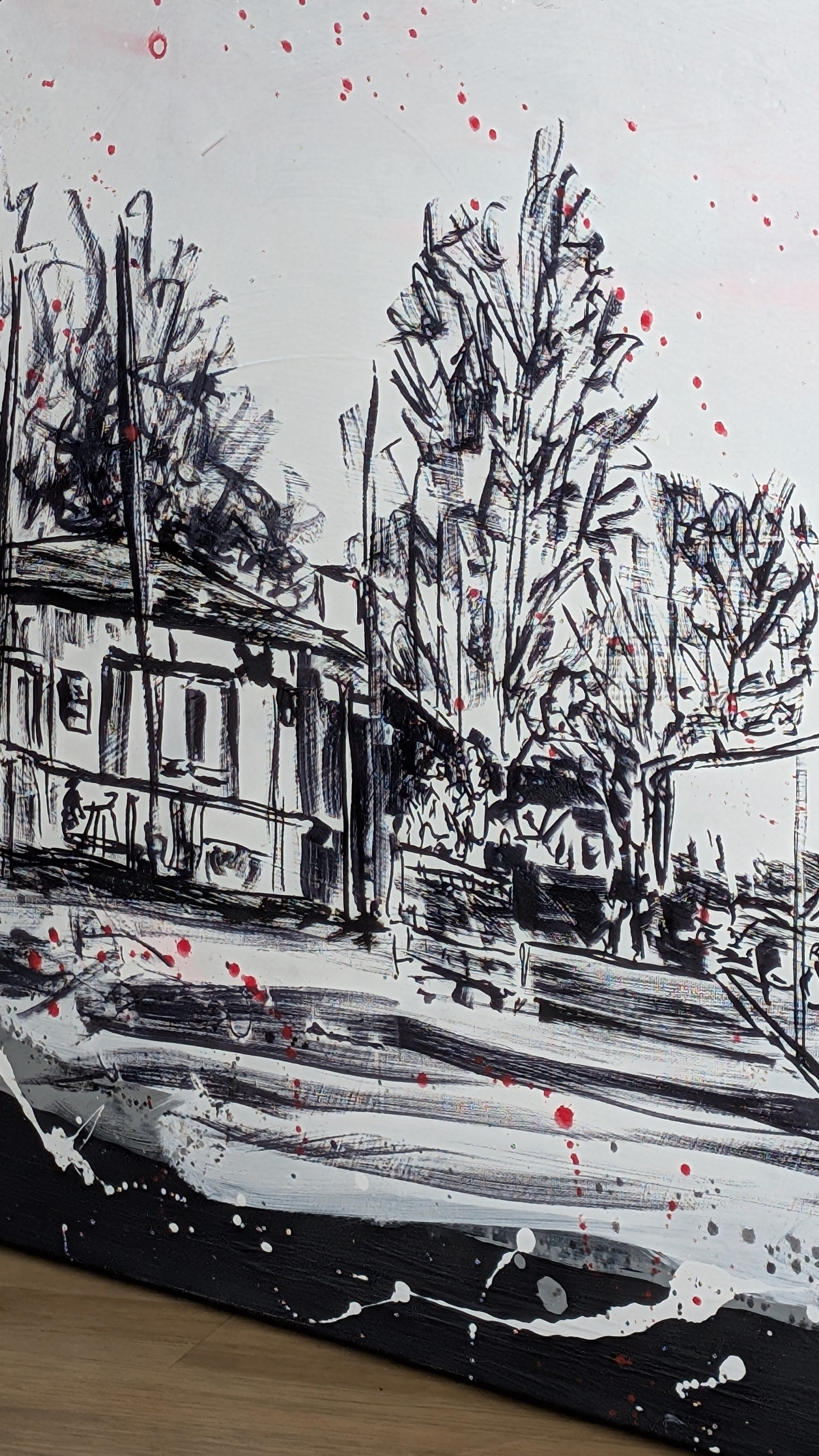 Kunst für Unternehmen - Schwungvoll mit Logo