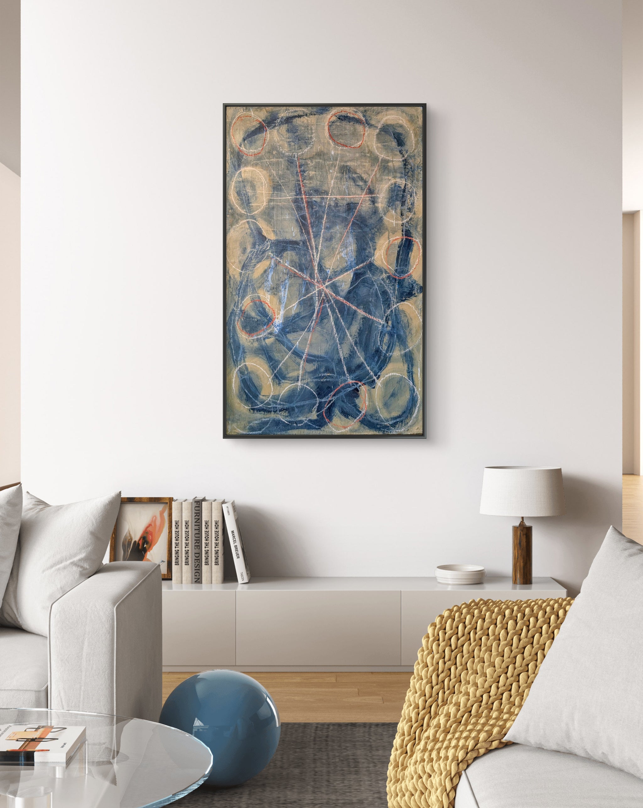 Anderer Meinung sein - Bildende Kunst – sofort versandbereites Leinwandbild in nan, großes Kunstwerk für moderne Wohnräume