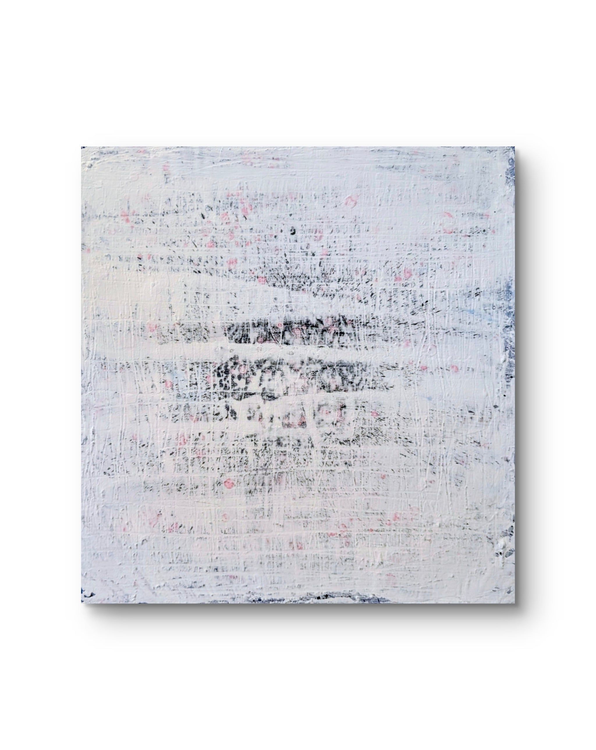 Weisses Bild 60 x 60 cm Blaue Stunde – sofort versandbereites Leinwandbild in nan, großes Kunstwerk für moderne Wohnräume