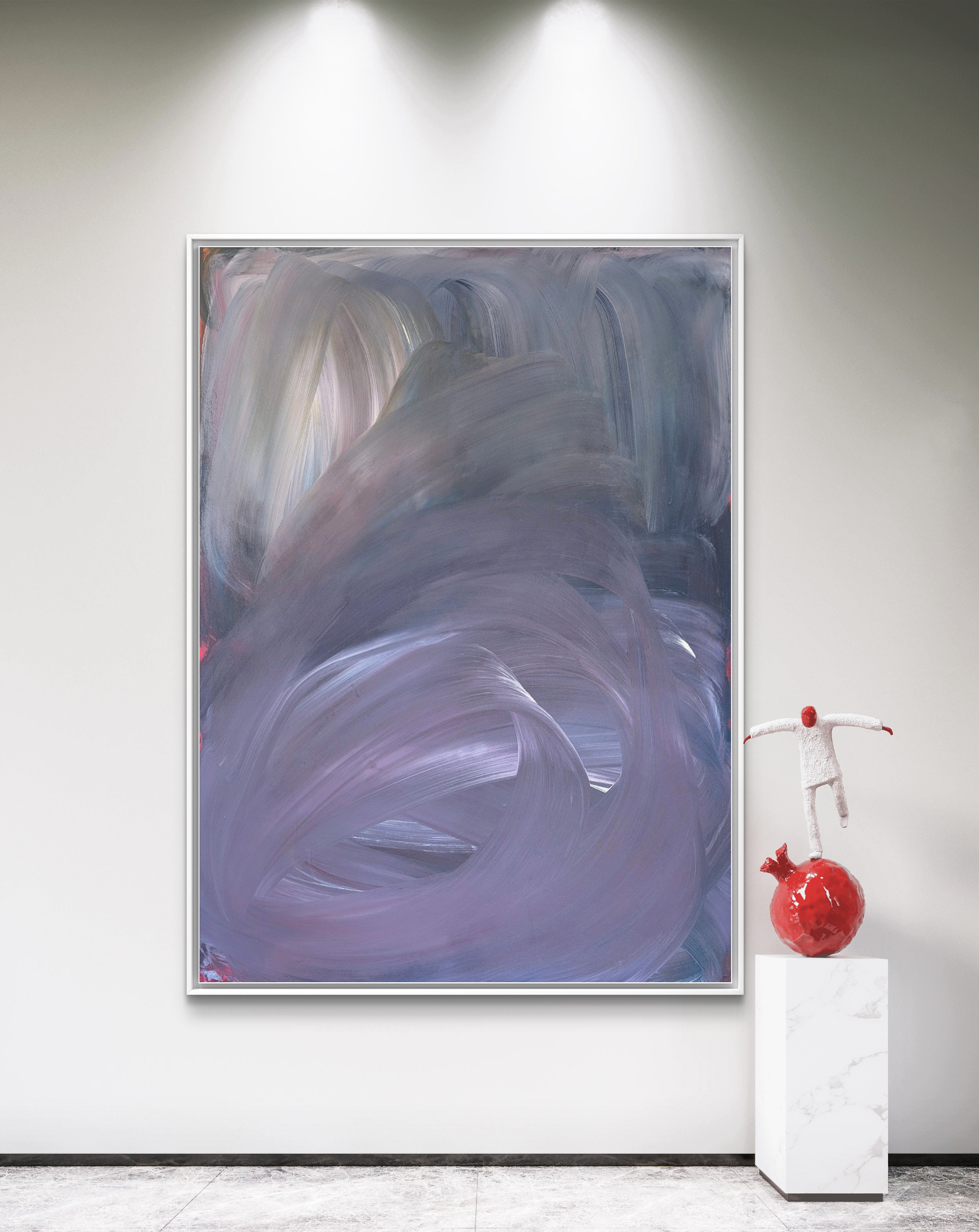 Bild in lila xxl - Seelenschwung