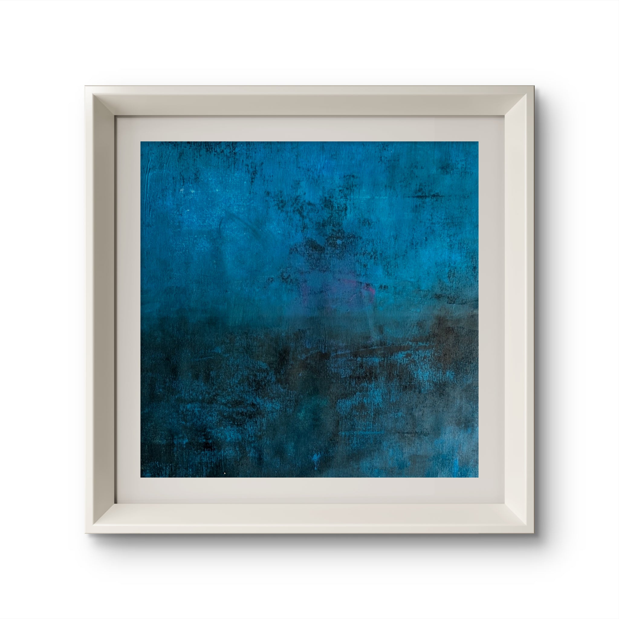 Blaue Studie auf Rolle