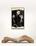 Schwarz Beige - Blütensinfonie