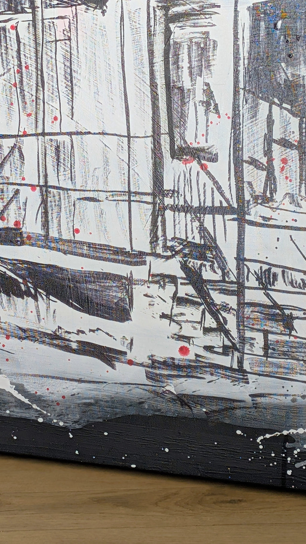 Kunst für Unternehmen - Schwungvoll mit Logo