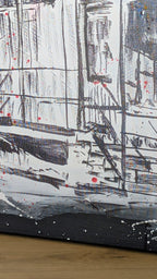 Kunst für Unternehmen - Schwungvoll mit Logo