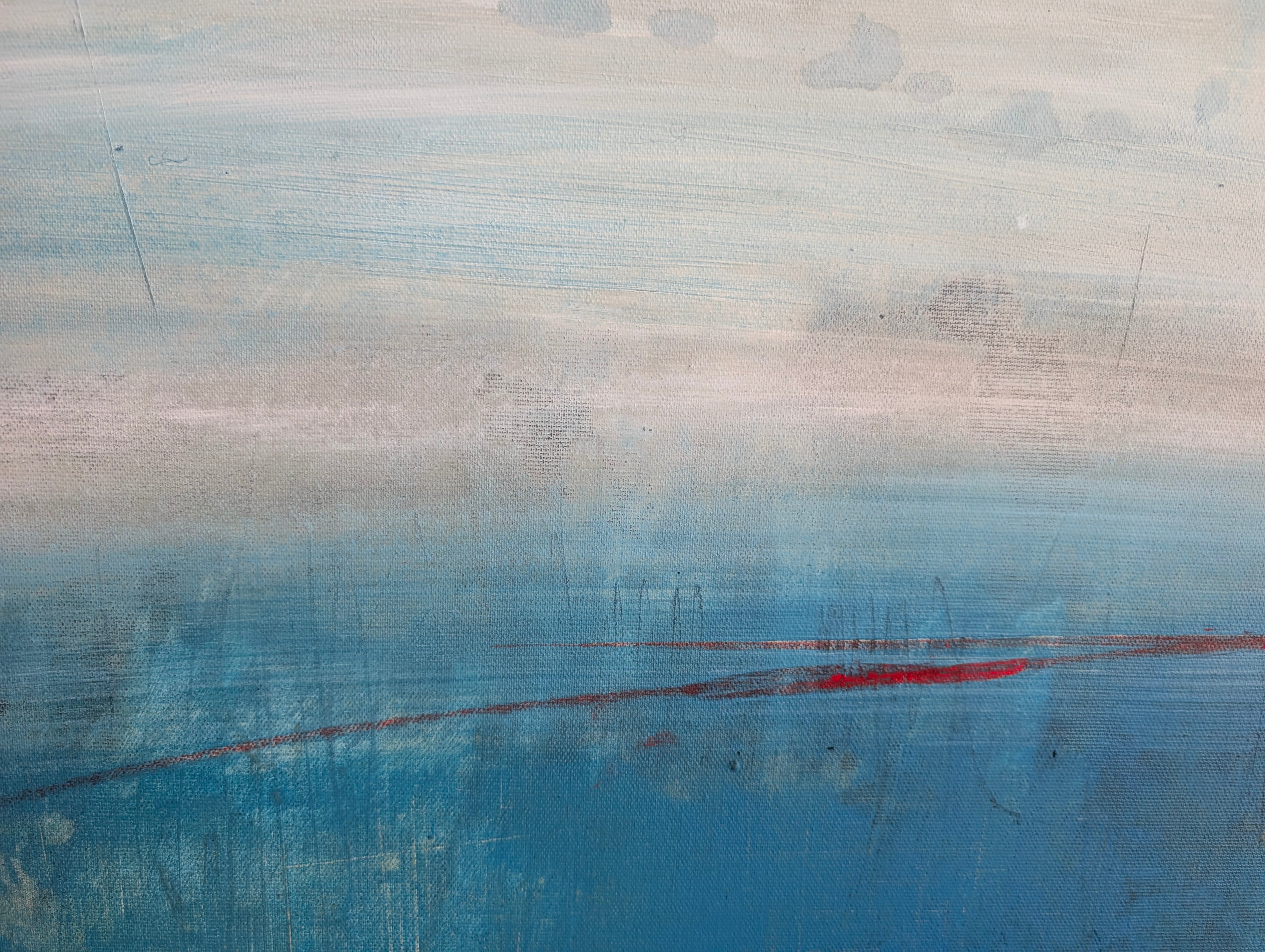 Blaues Bild Horizont der Resonanz