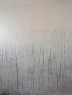 großes weißes Bild Serie Tagesschnuppen I von II – XXL Kunstwerk als Blickfang im Wohnraum