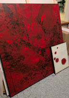 Nachhause kommen - beige rot