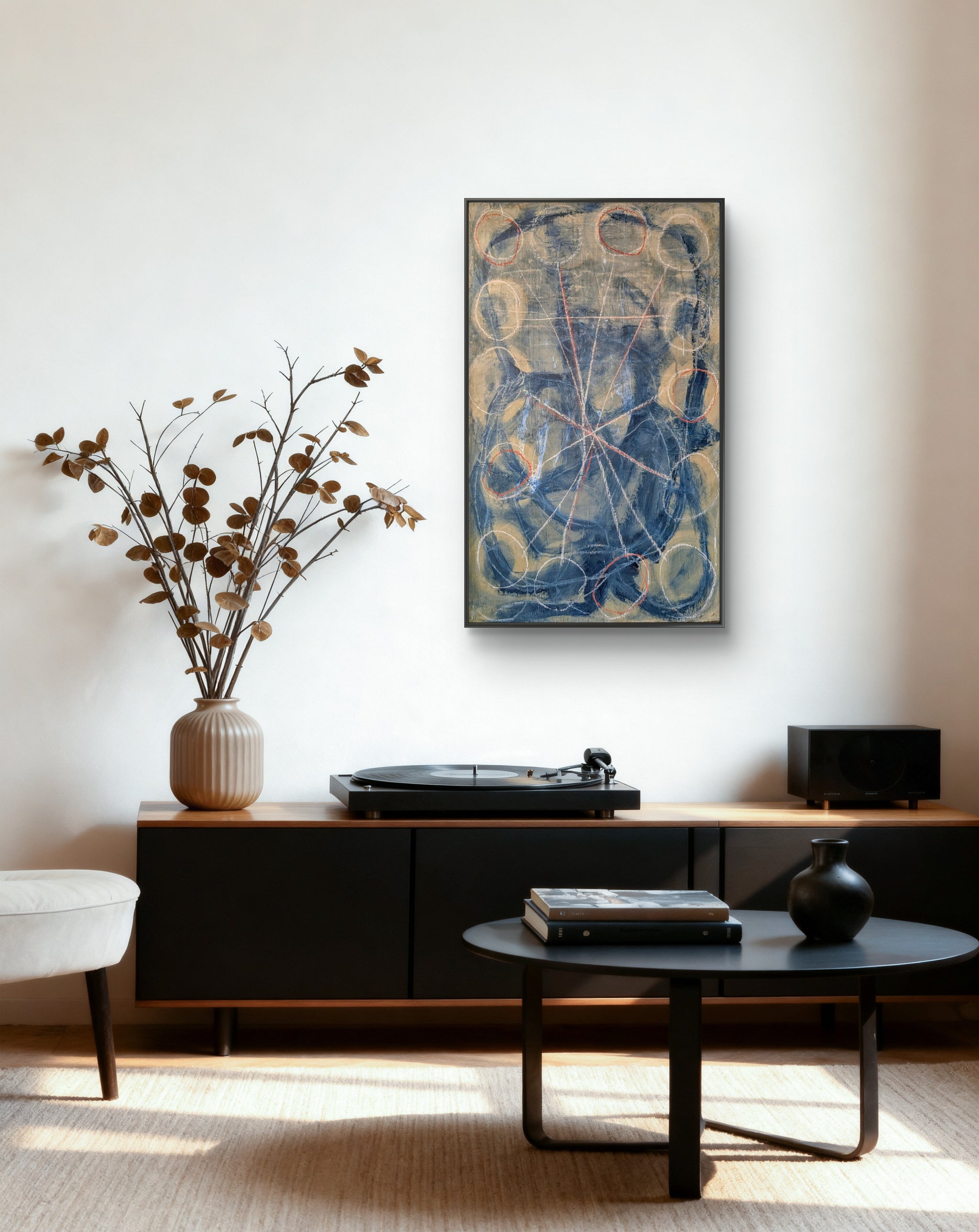 Anderer Meinung sein - Bildende Kunst – sofort versandbereites Leinwandbild in nan, großes Kunstwerk für moderne Wohnräume