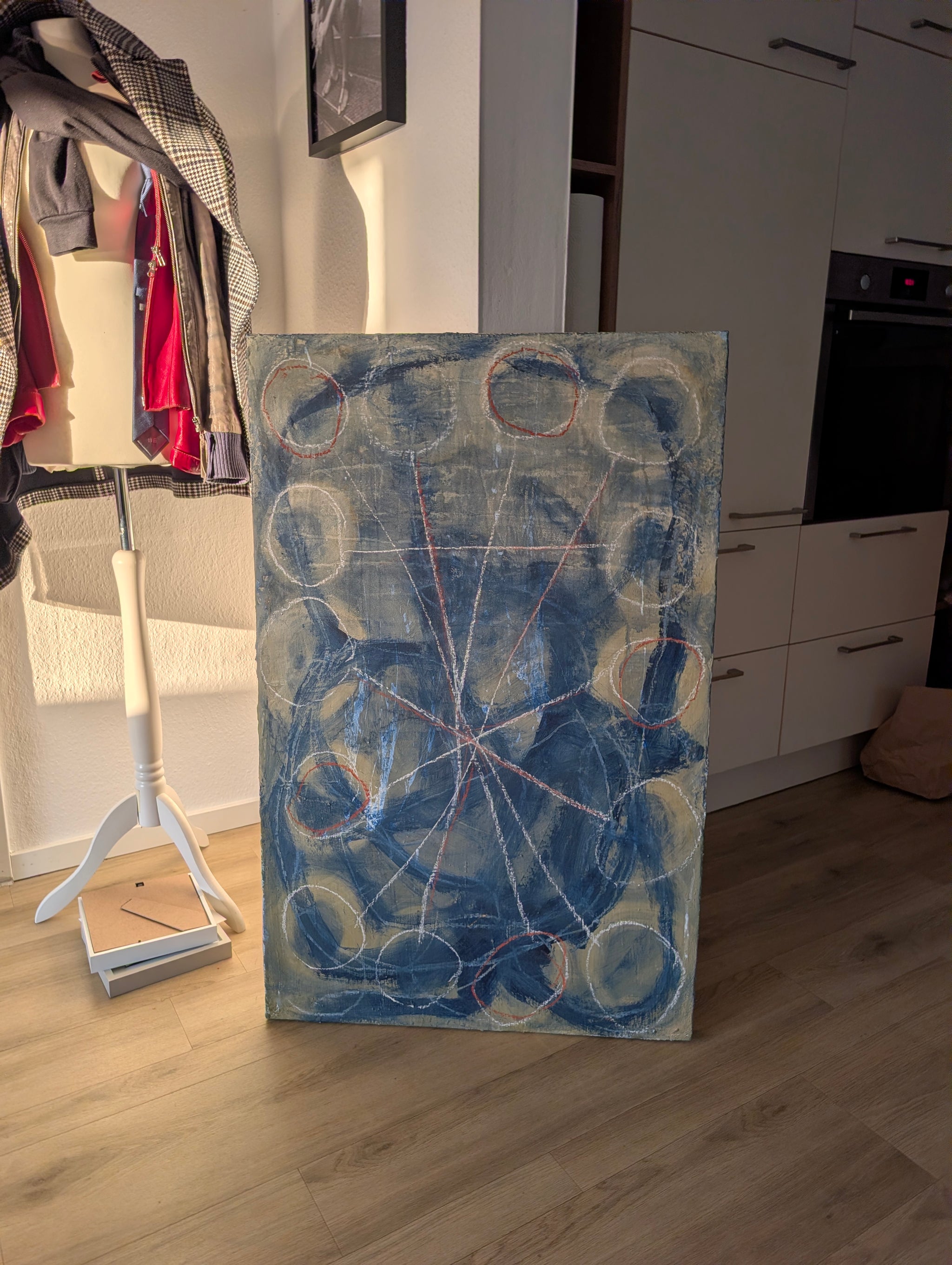 Anderer Meinung sein - Bildende Kunst – sofort versandbereites Leinwandbild in nan, großes Kunstwerk für moderne Wohnräume