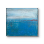 Blaues Bild Horizont der Resonanz