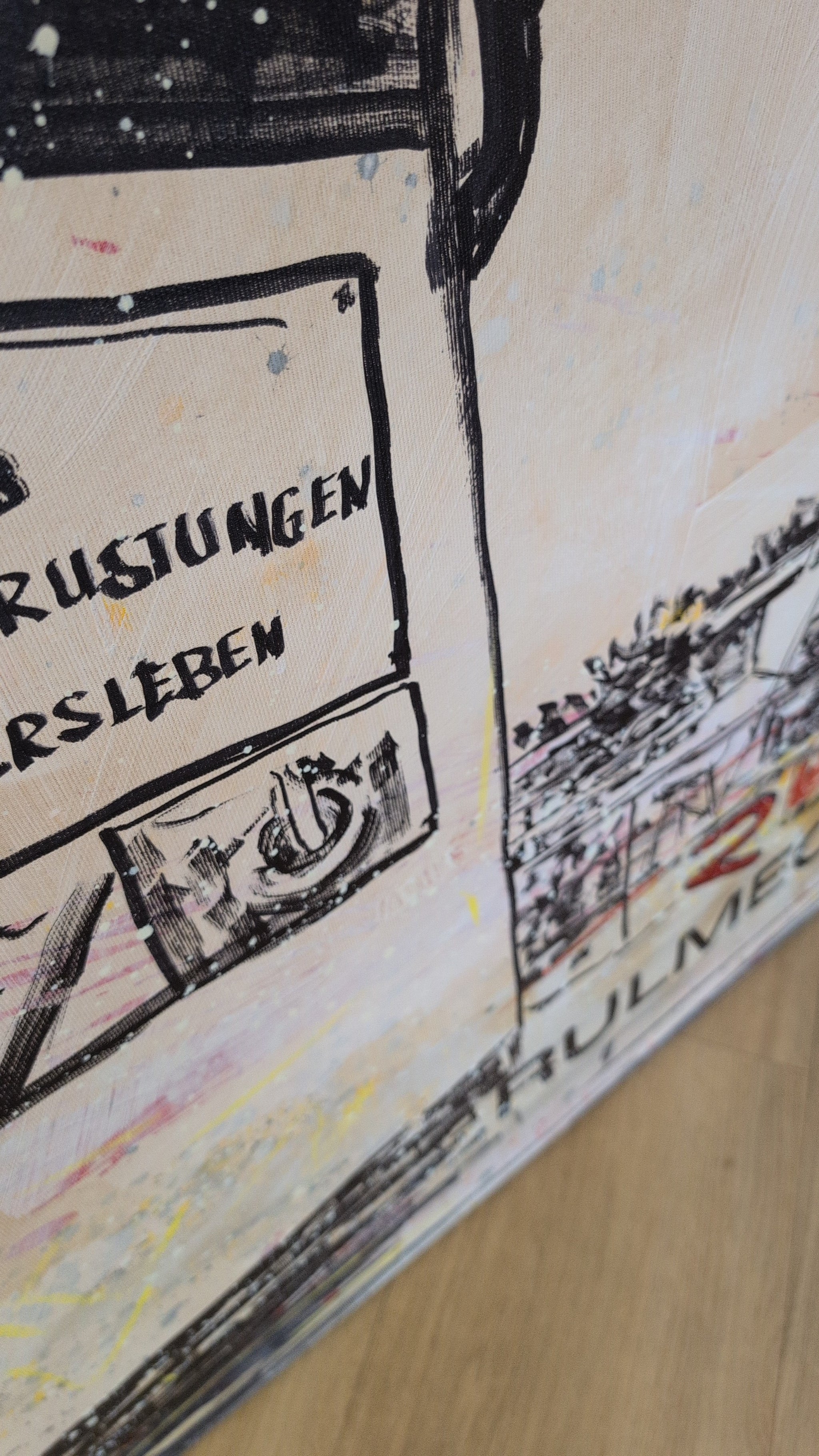 Kunst für Unternehmen individuell persönlich – Kunst für hohe Räume und große Wände