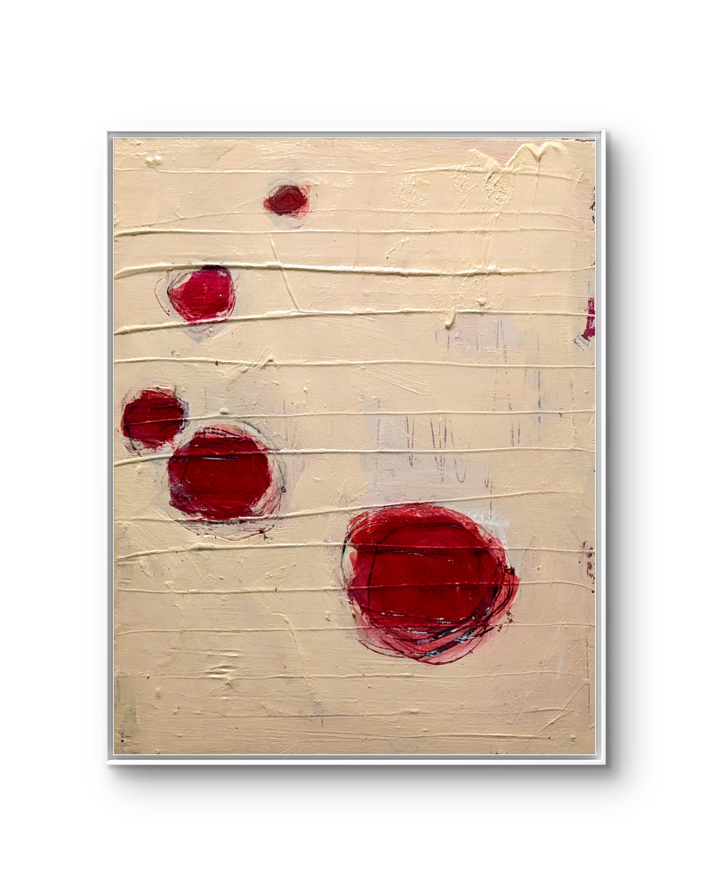 Nachhause kommen - beige rot