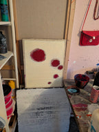 Nachhause kommen - beige rot