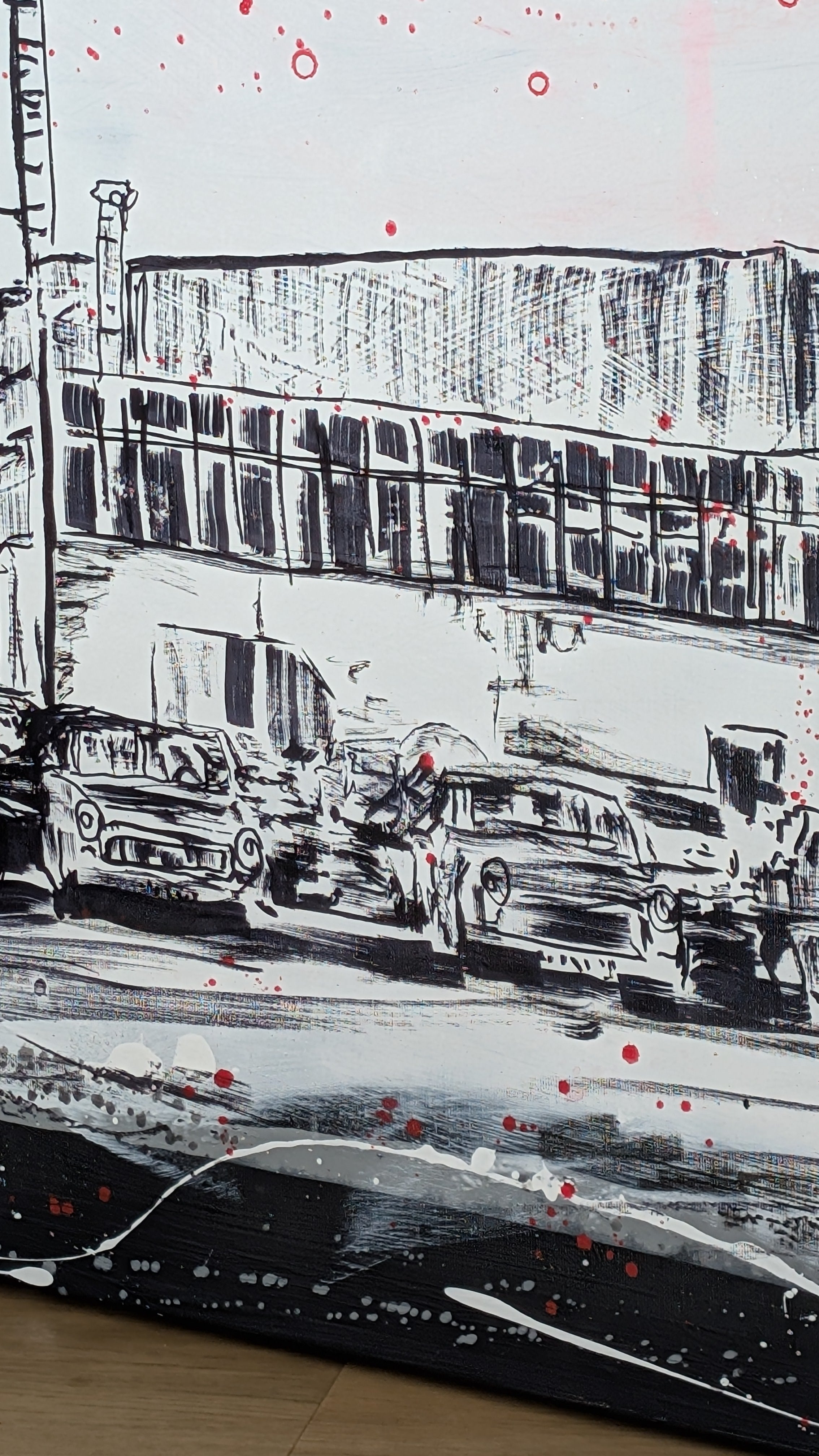 Kunst für Unternehmen - Schwungvoll mit Logo