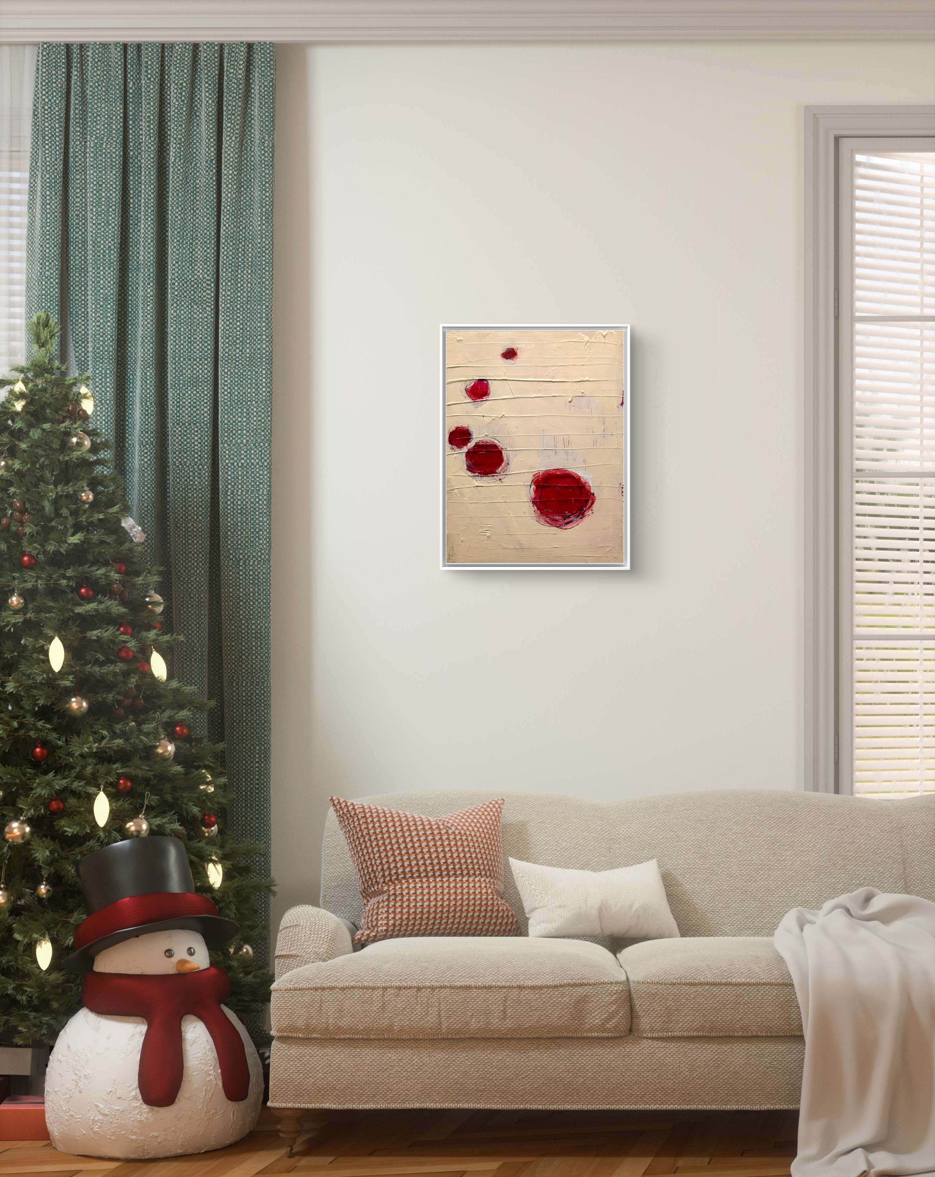 Nachhause kommen - beige rot