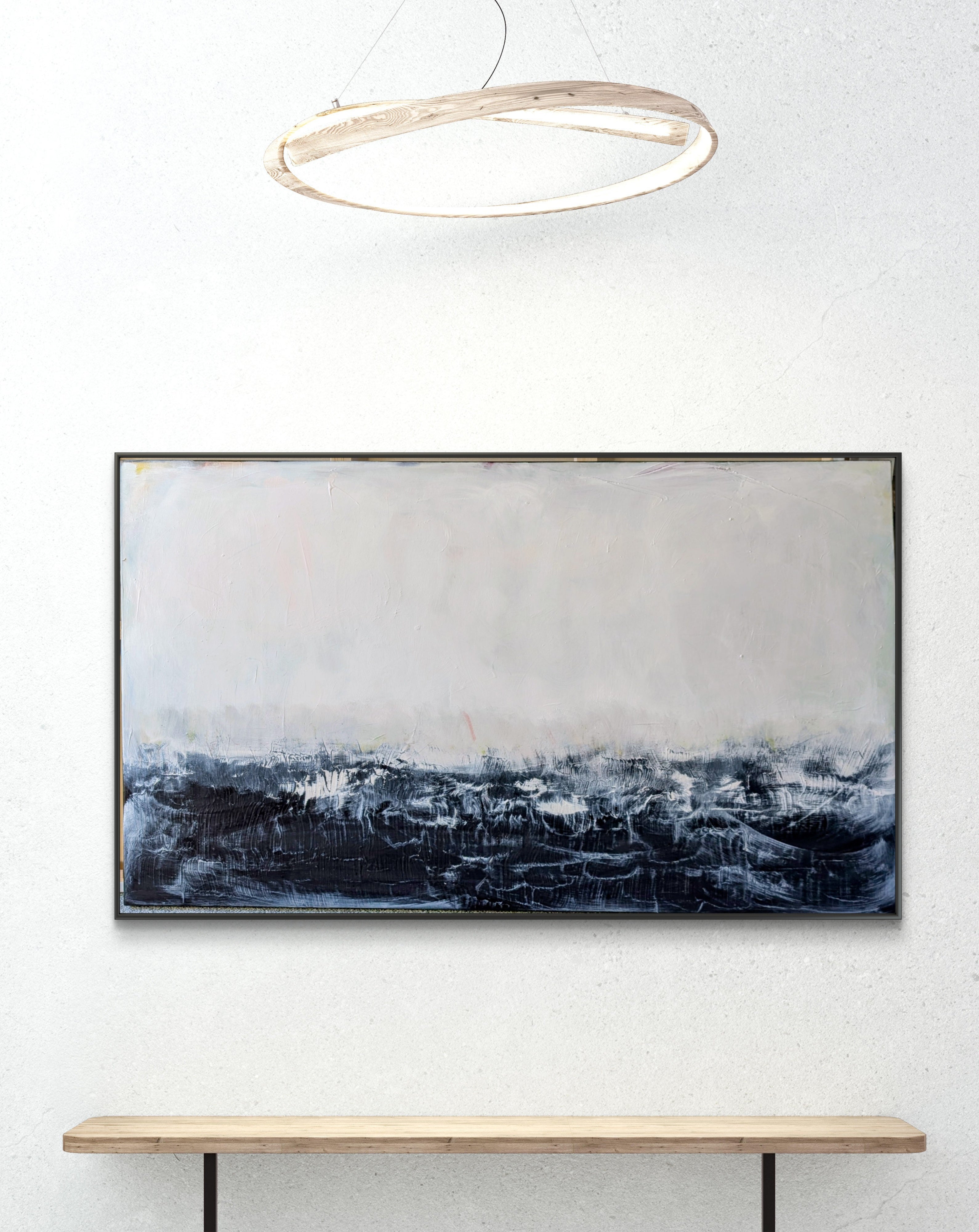 Phasen der Gedanken - schwarz weiß