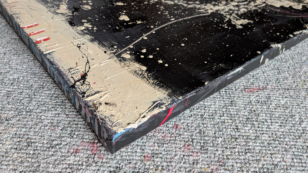 Schwarz Beige - Blütensinfonie