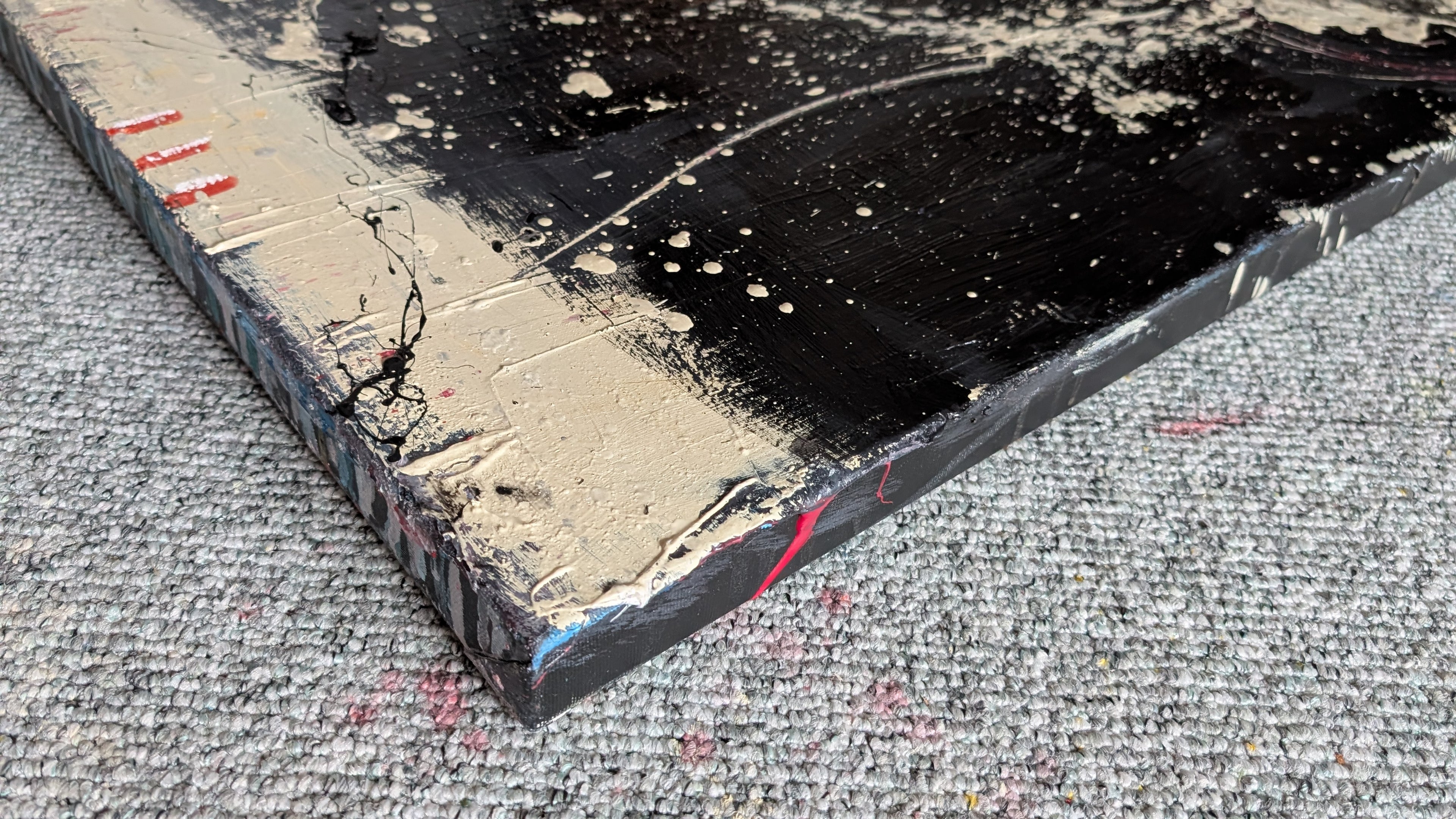 Schwarz Beige - Blütensinfonie