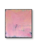 Rosa Brise – Exklusives Unikat mit – Moderne Kunst für offene Wohnbereiche