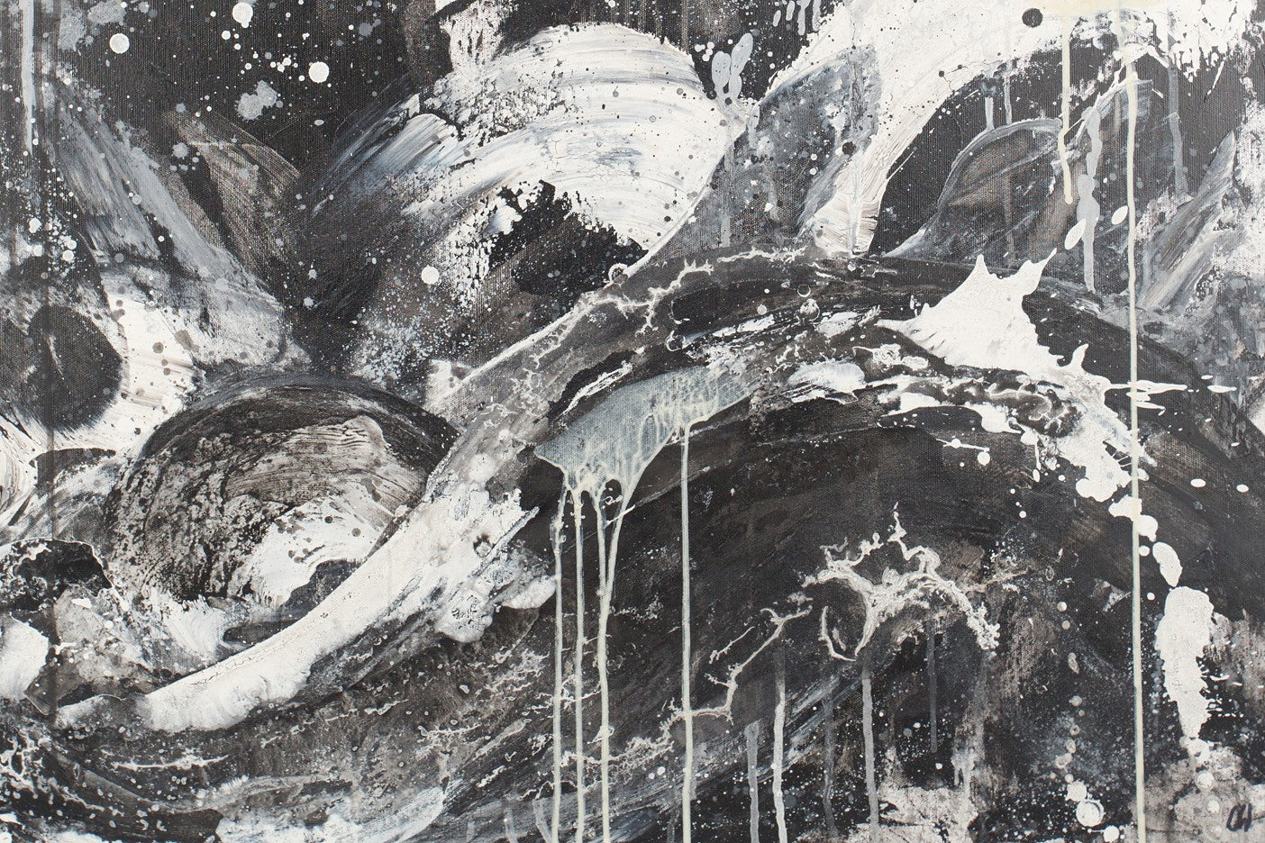 Personalisierte Auftragskunst und Gemälde: schwarzwei-bild-100-x-100-cm-schwung – Kategorie: Originalgemälde – Hersteller: 