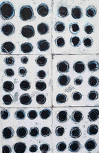Abstraktes Gemälde – Verschiedene Charaktere – Kunst für hohe Räume und große Wände