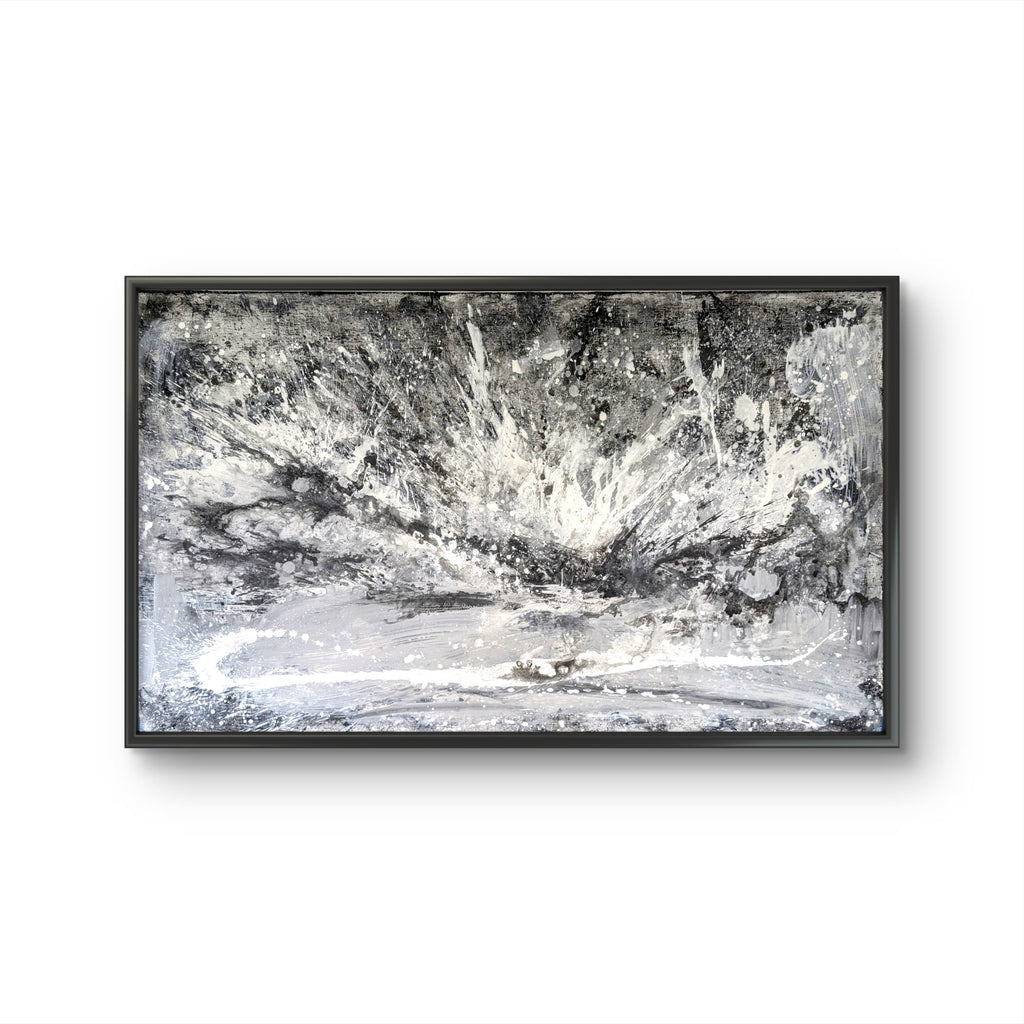 Klangvolumen - gerollt 230 x 125 cm ( – Kunst für hohe Räume und große Wände