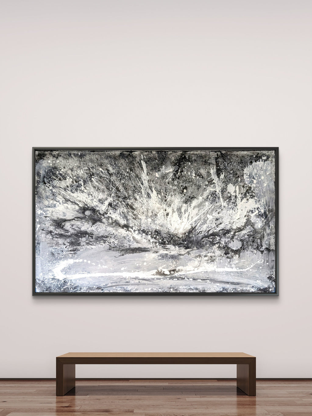 Klangvolumen - gerollt 230 x 125 cm ( – XXL Kunstwerk als Blickfang im Wohnraum