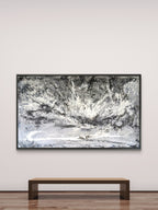 Klangvolumen - gerollt 230 x 125 cm ( – XXL Kunstwerk als Blickfang im Wohnraum