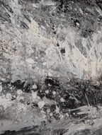 Klangvolumen - gerollt 230 x 125 cm ( – Abstrakte Wandkunst über Sofa